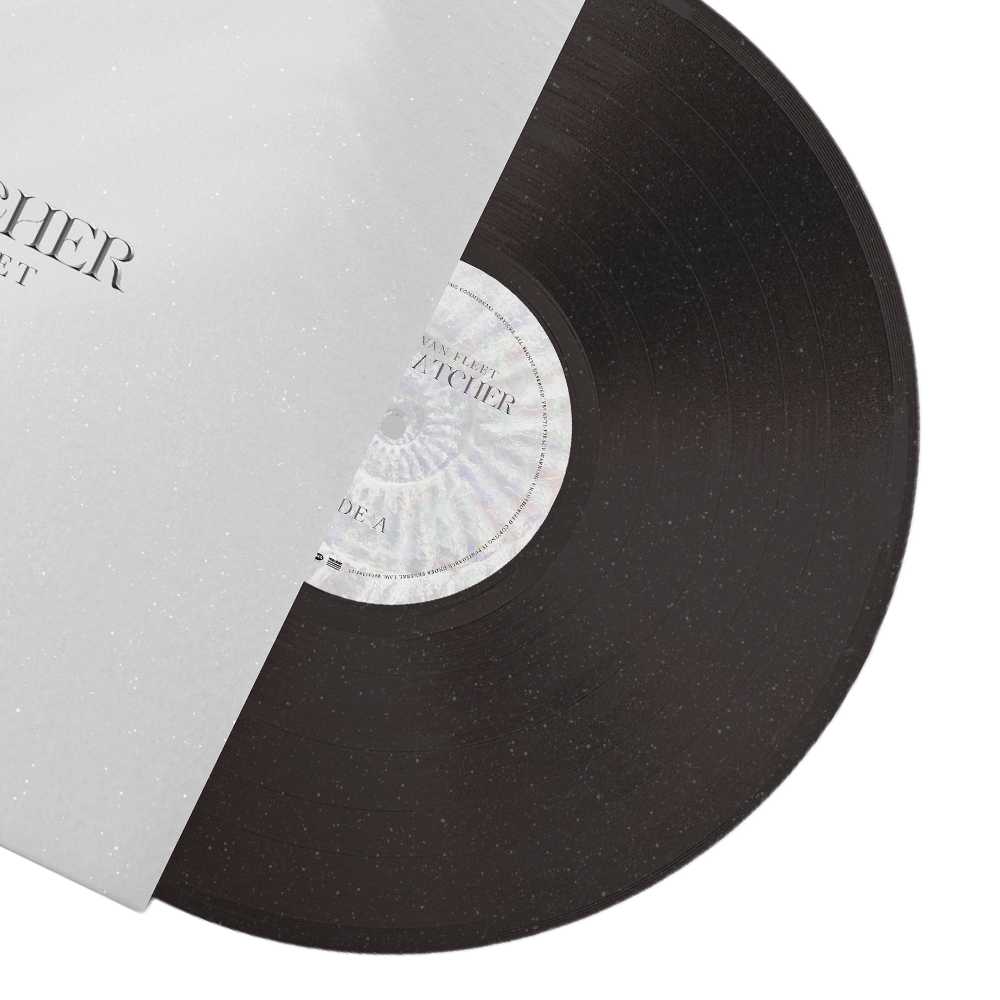 Starcatcher – Limited Edition Black Ice Translucent + Glitter Vinyl Detail