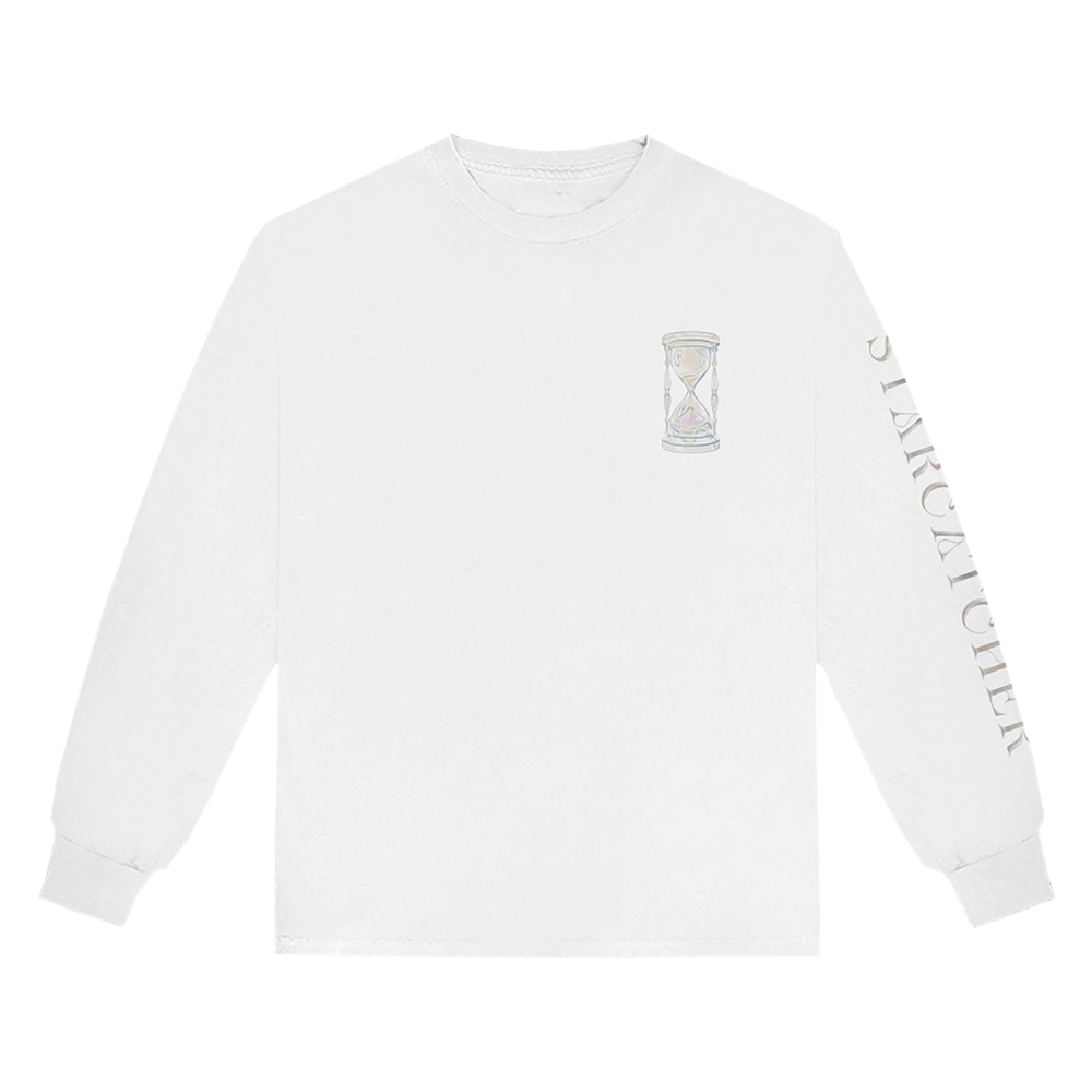 White Hourglass Longsleeve T-Shirt Greta Van Official